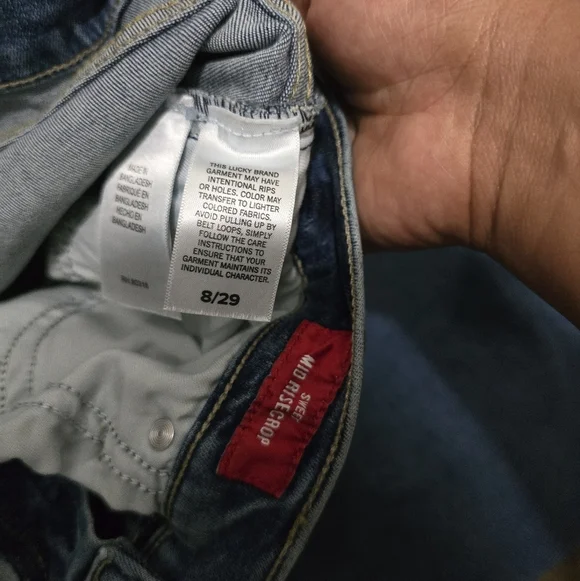 Lucky Brand Blue Ankle Jeans - Picture 6 of 8